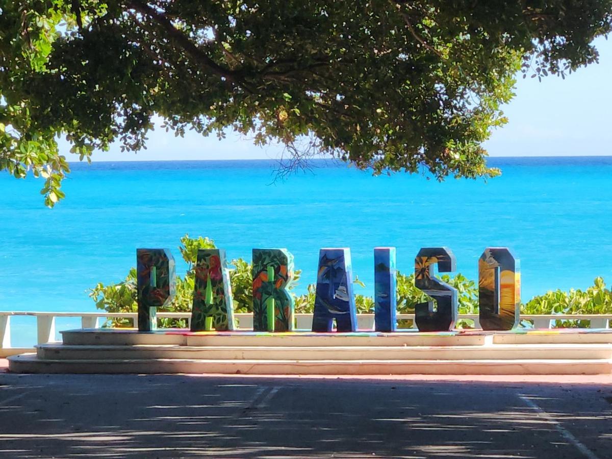 Beachfront Apartment, Quiet 4 Beds, 1 Bath, Ac, Wi-Fi, Hot Water, In Paraiso Near Los Patos エクステリア 写真