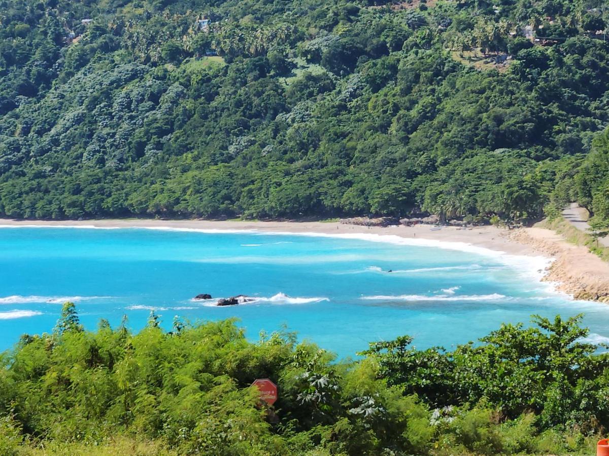 Beachfront Apartment, Quiet 4 Beds, 1 Bath, Ac, Wi-Fi, Hot Water, In Paraiso Near Los Patos エクステリア 写真